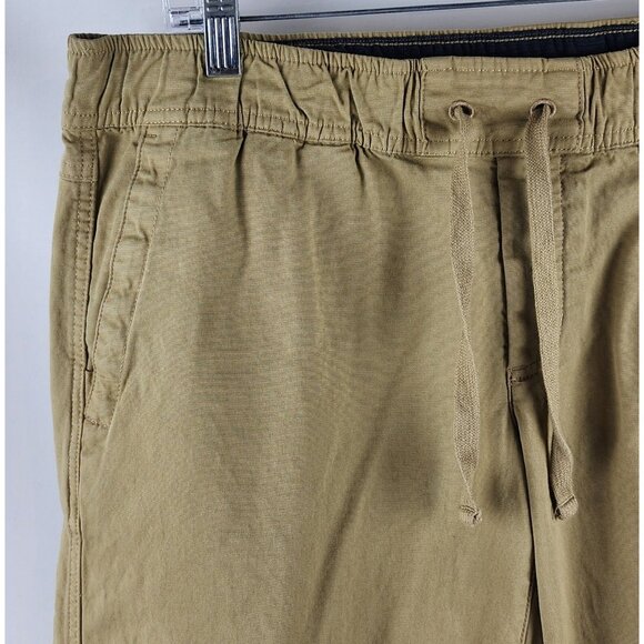 The North Face Pants Men L Tan Chino Hiking Drawstring Elastic Waist Outdoors - Picture 3 of 11